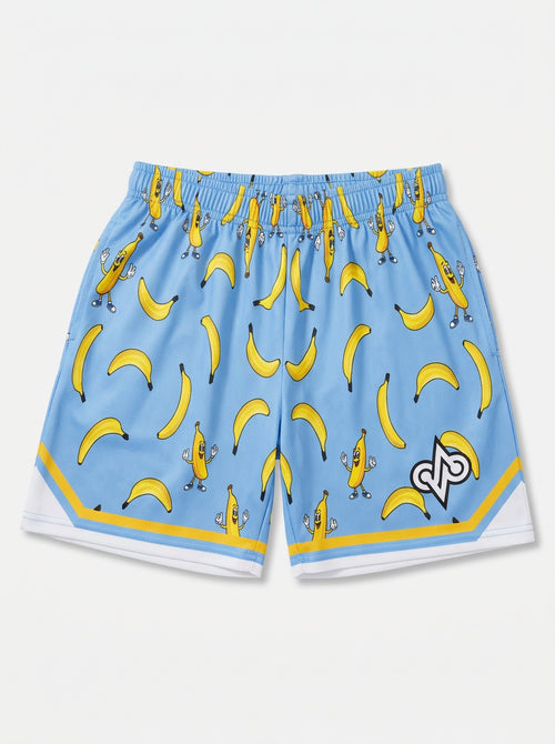 Bananas print shorts - studio shot