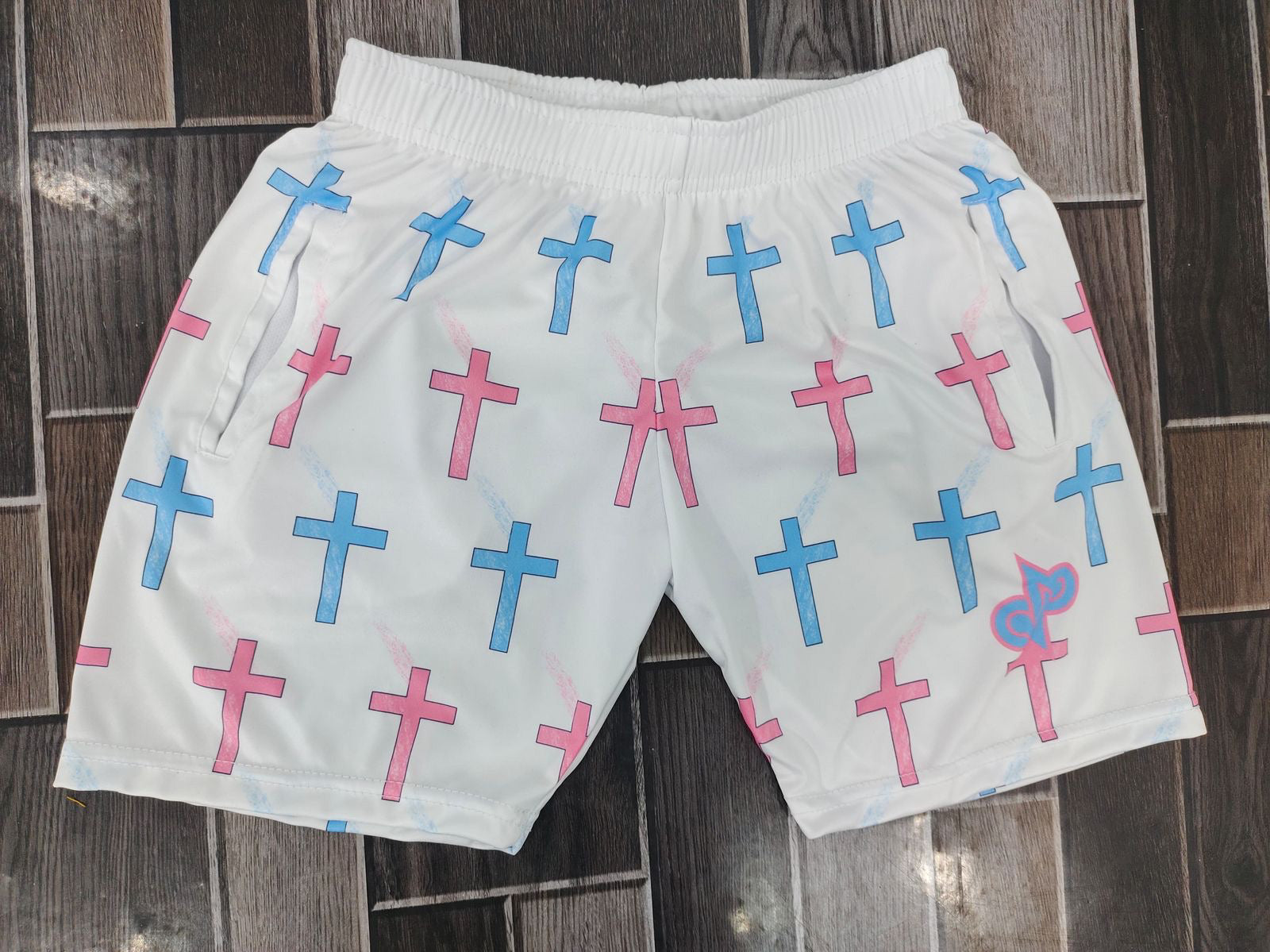 white crosses